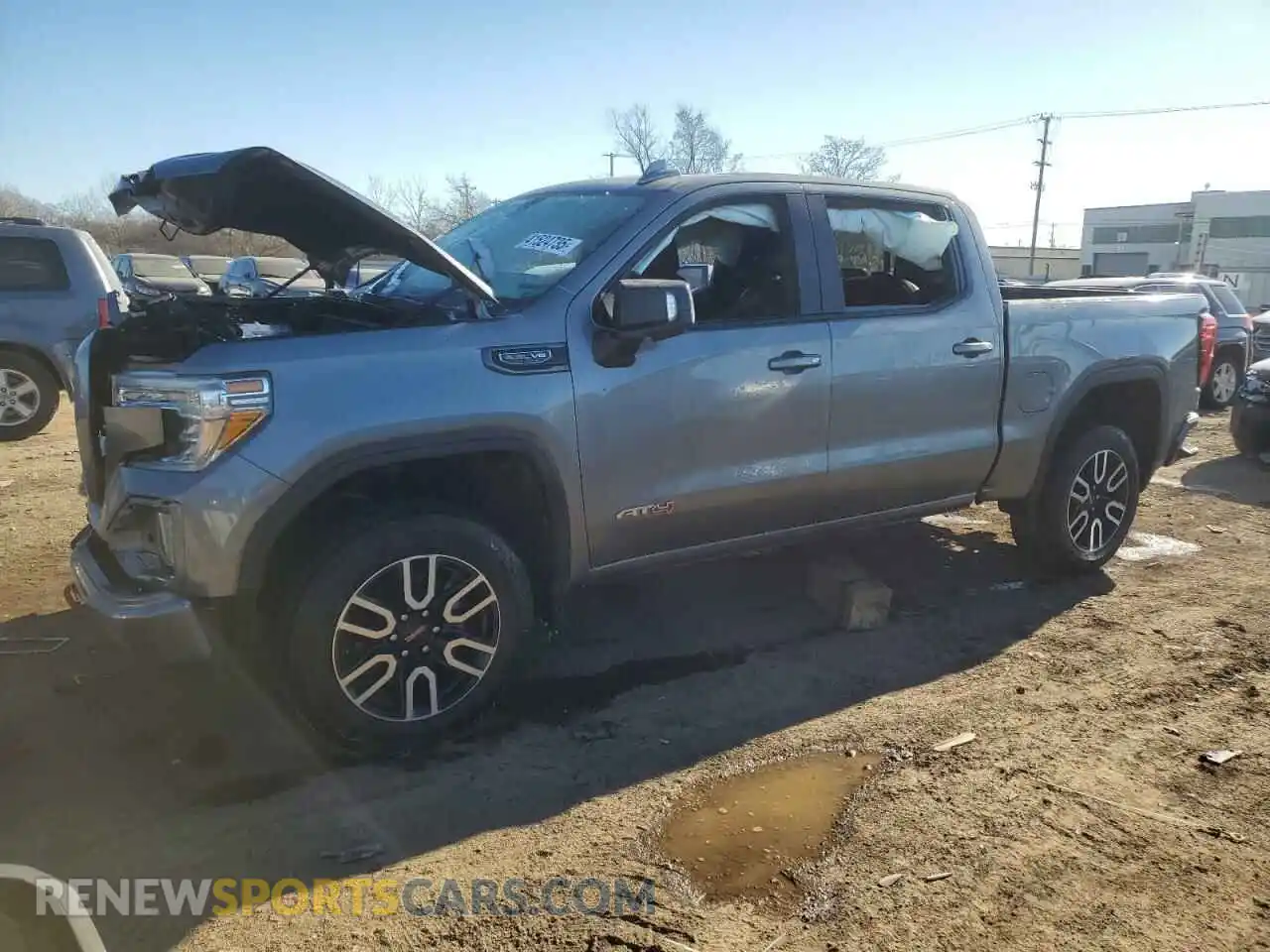 1 Photograph of a damaged car 3GTP9EED7MG393901 GMC SIERRA 2021
