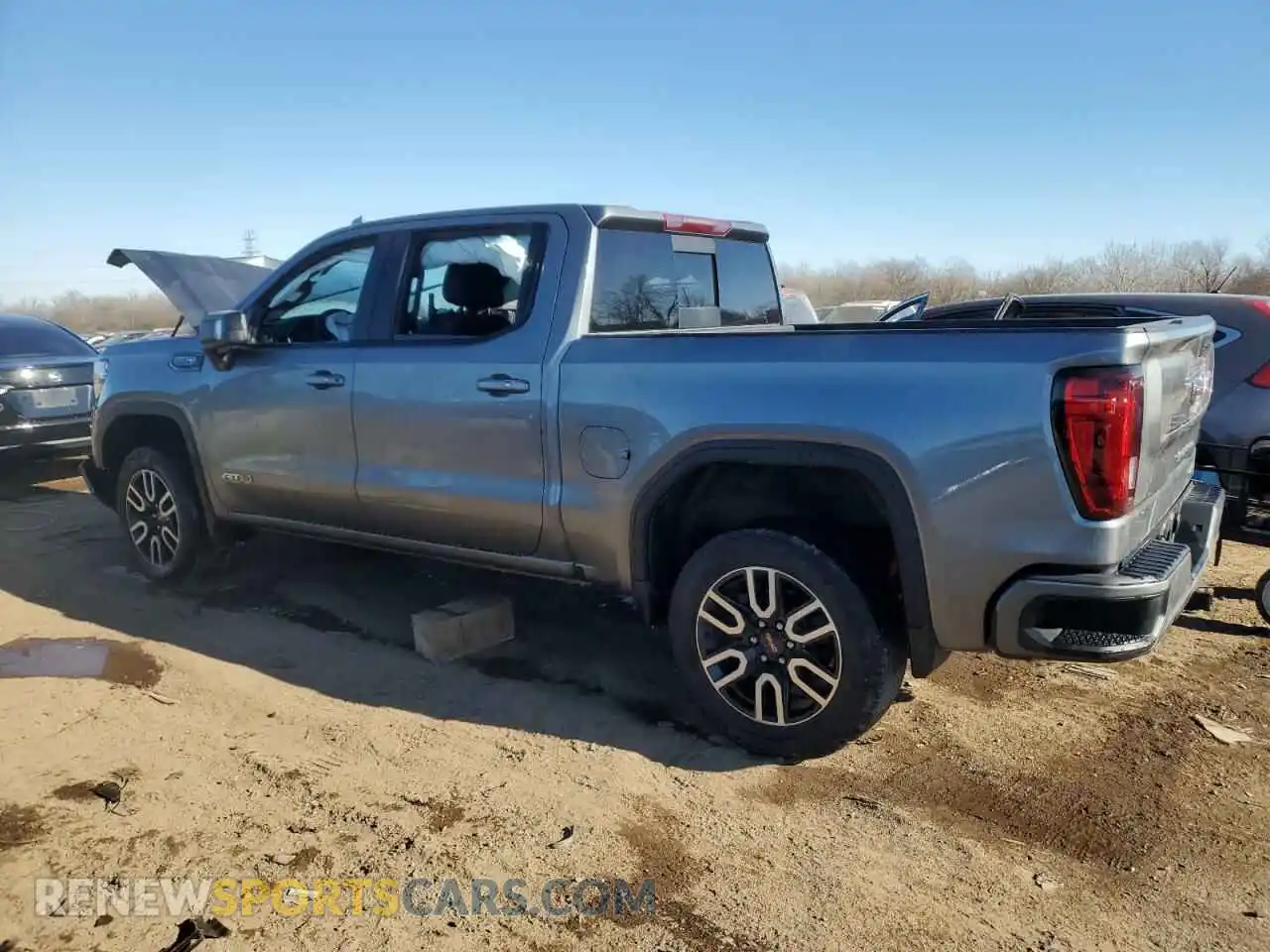 2 Photograph of a damaged car 3GTP9EED7MG393901 GMC SIERRA 2021