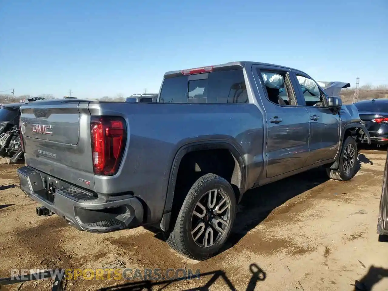 3 Photograph of a damaged car 3GTP9EED7MG393901 GMC SIERRA 2021