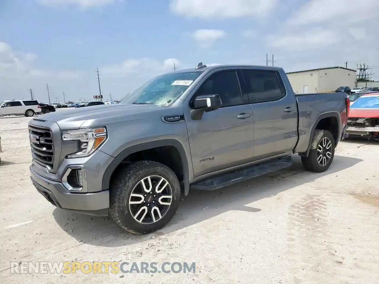 1 Photograph of a damaged car 3GTP9EED7MG419946 GMC SIERRA 2021