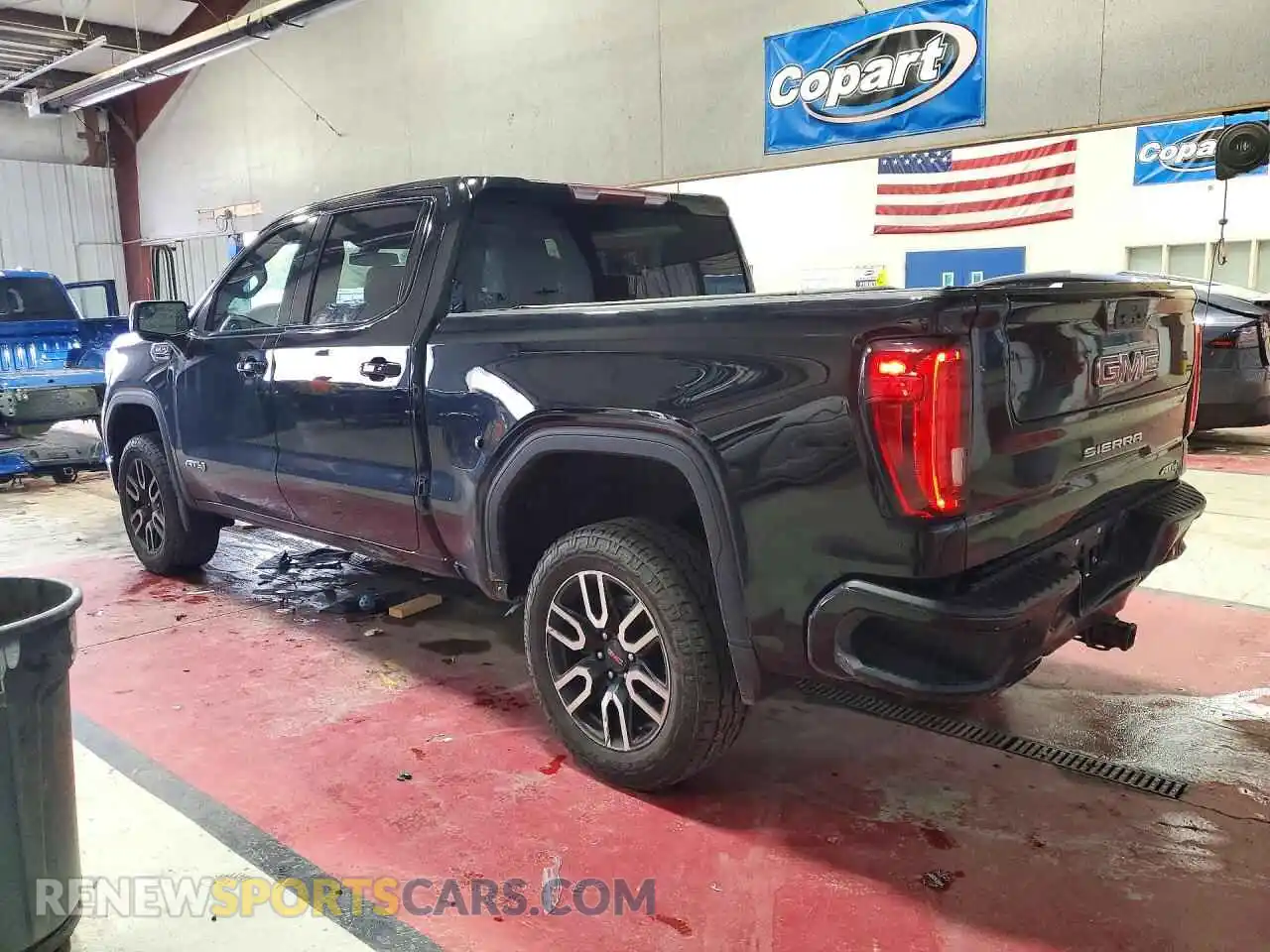 2 Photograph of a damaged car 3GTP9EEDXMG445764 GMC SIERRA 2021