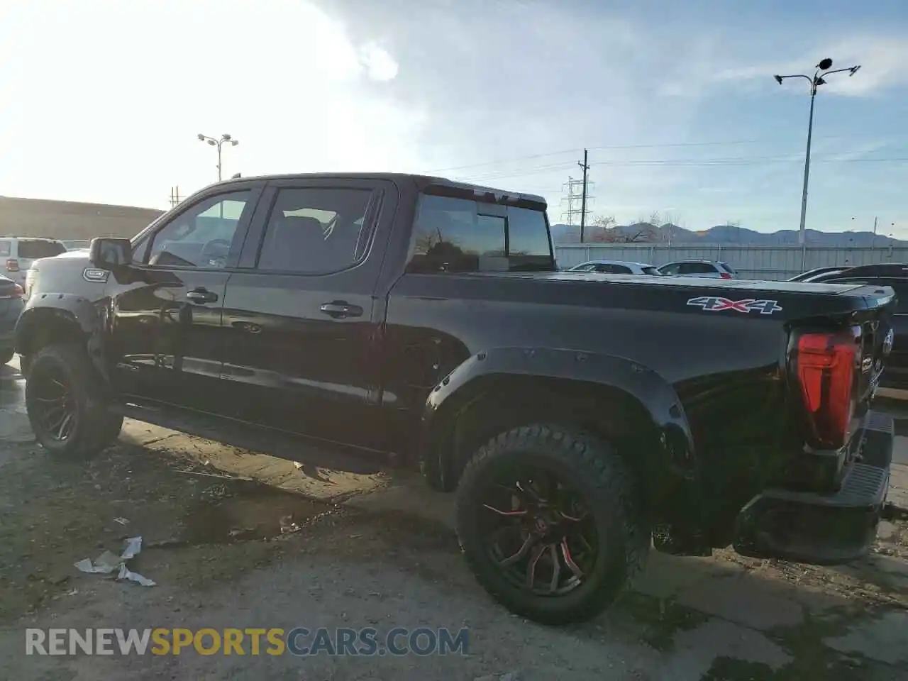 2 Photograph of a damaged car 3GTP9EEL0MG182014 GMC SIERRA 2021
