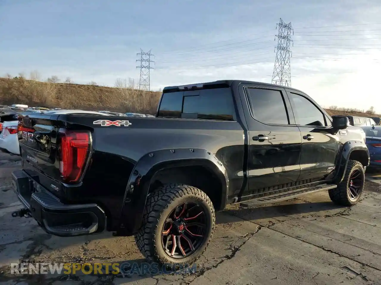 3 Photograph of a damaged car 3GTP9EEL0MG182014 GMC SIERRA 2021