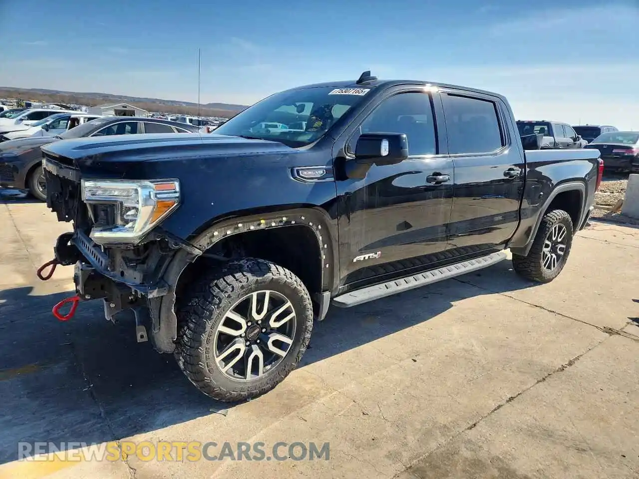 1 Photograph of a damaged car 3GTP9EEL0MG327018 GMC SIERRA 2021