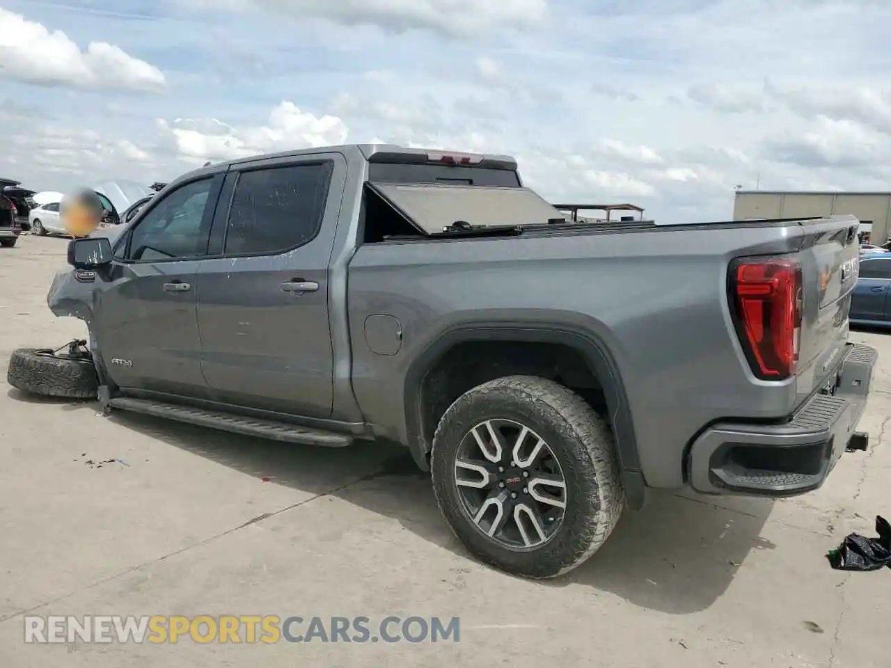 2 Photograph of a damaged car 3GTP9EEL1MG160314 GMC SIERRA 2021