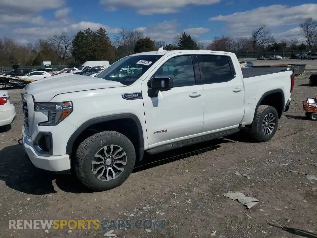 1 Photograph of a damaged car 3GTP9EEL4MG158153 GMC SIERRA 2021