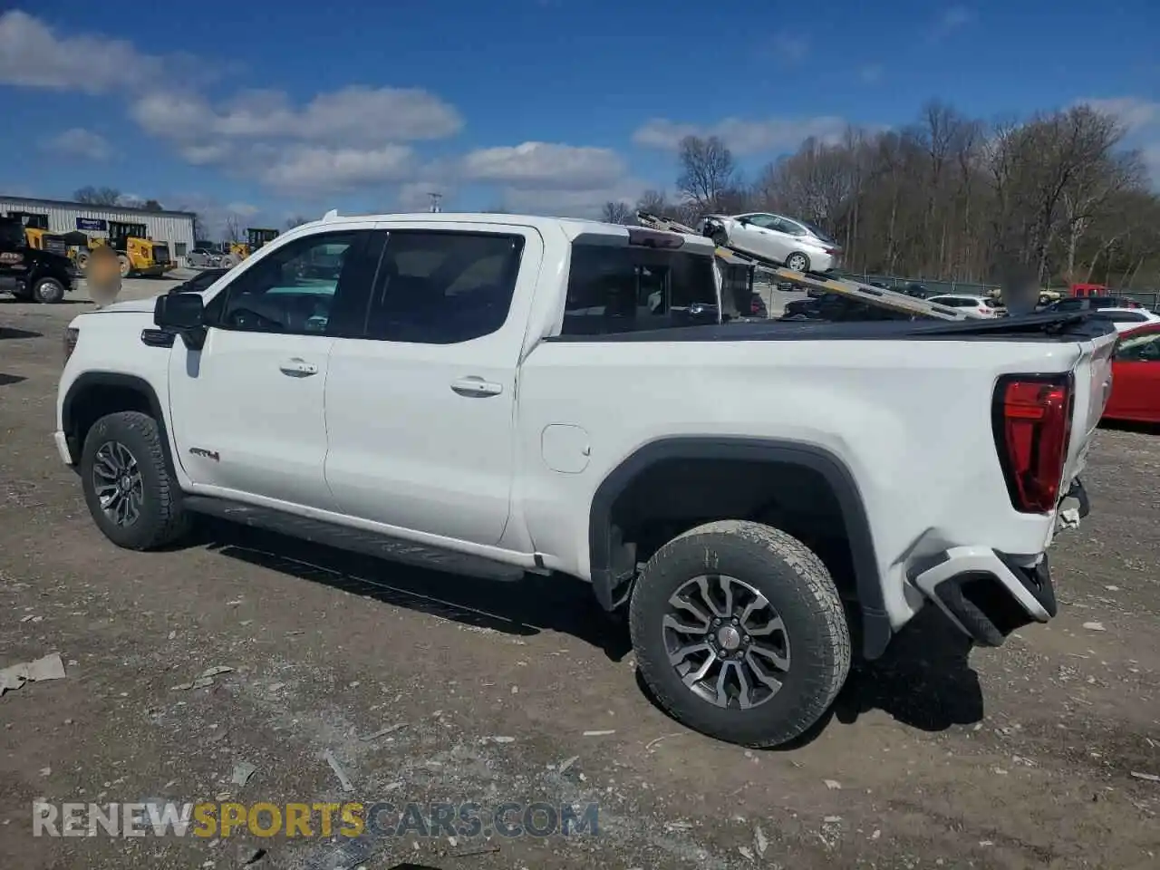 2 Photograph of a damaged car 3GTP9EEL4MG158153 GMC SIERRA 2021