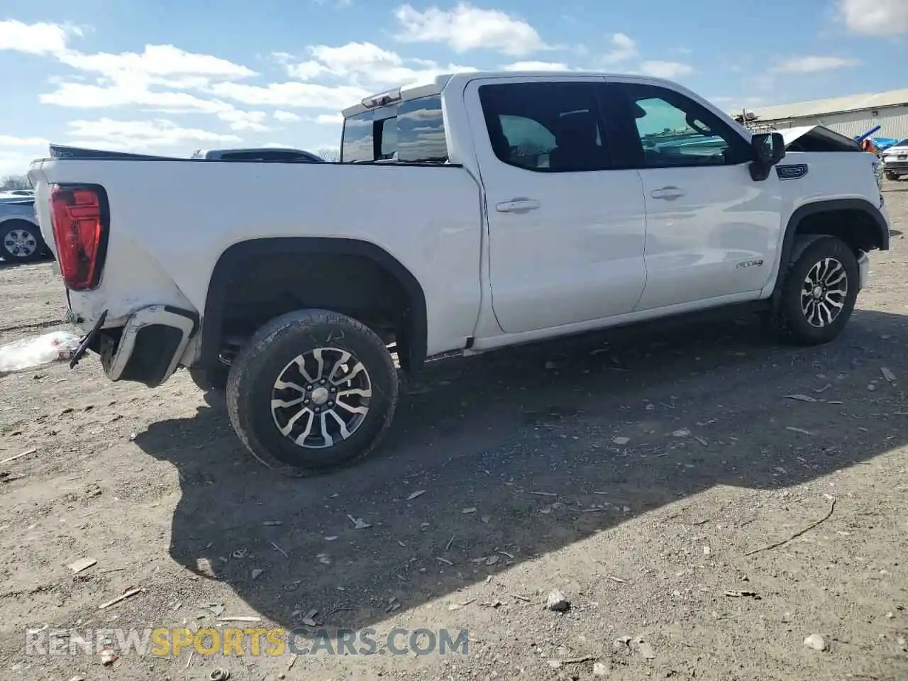 3 Photograph of a damaged car 3GTP9EEL4MG158153 GMC SIERRA 2021