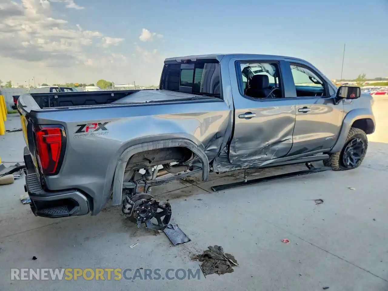 3 Photograph of a damaged car 3GTP9EEL4MG228444 GMC SIERRA 2021