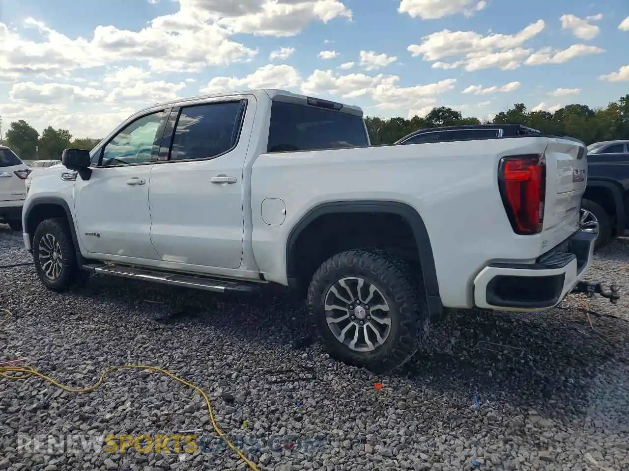 2 Photograph of a damaged car 3GTP9EEL4MG281841 GMC SIERRA 2021