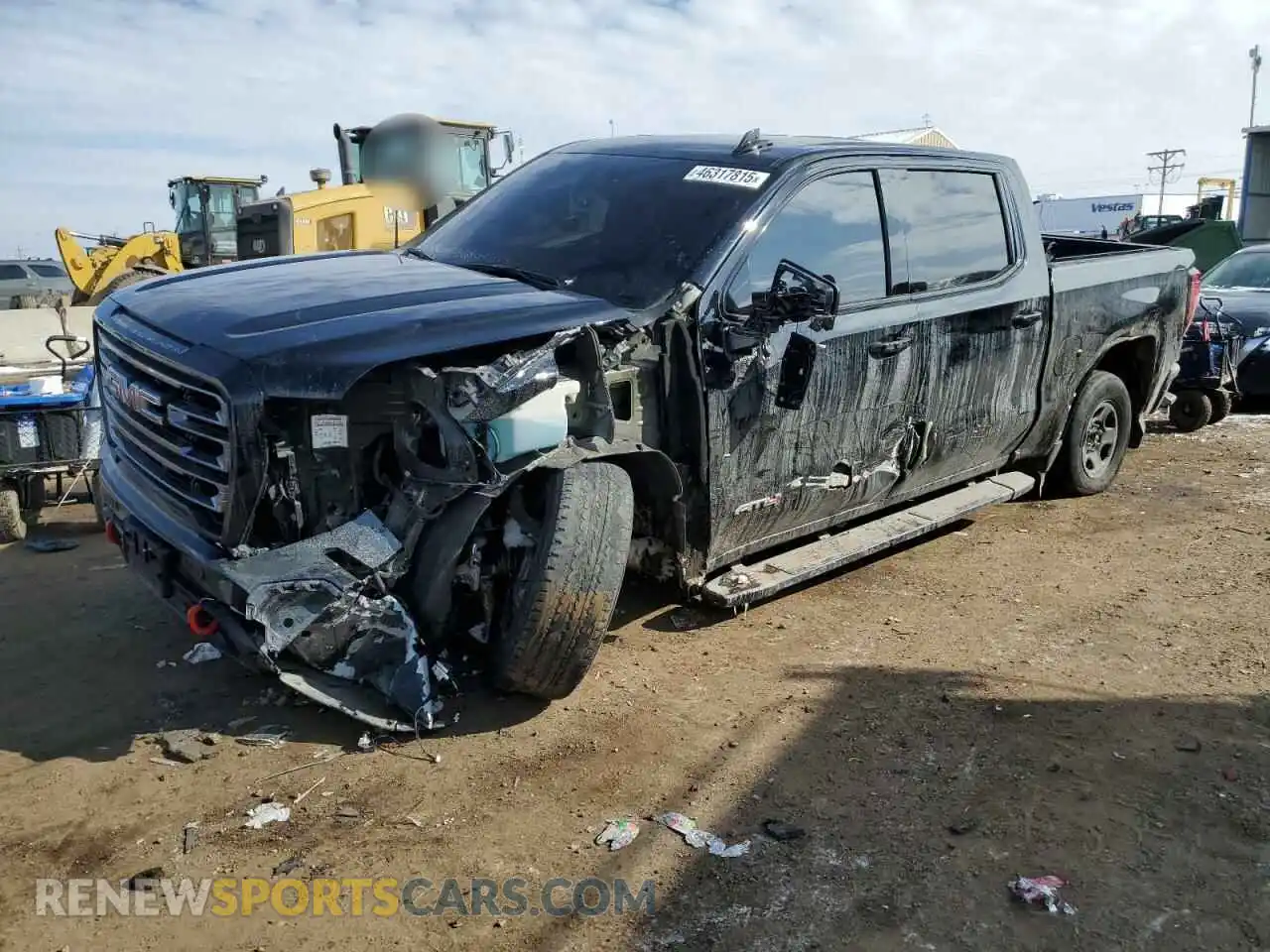 1 Photograph of a damaged car 3GTP9EEL7MG261132 GMC SIERRA 2021