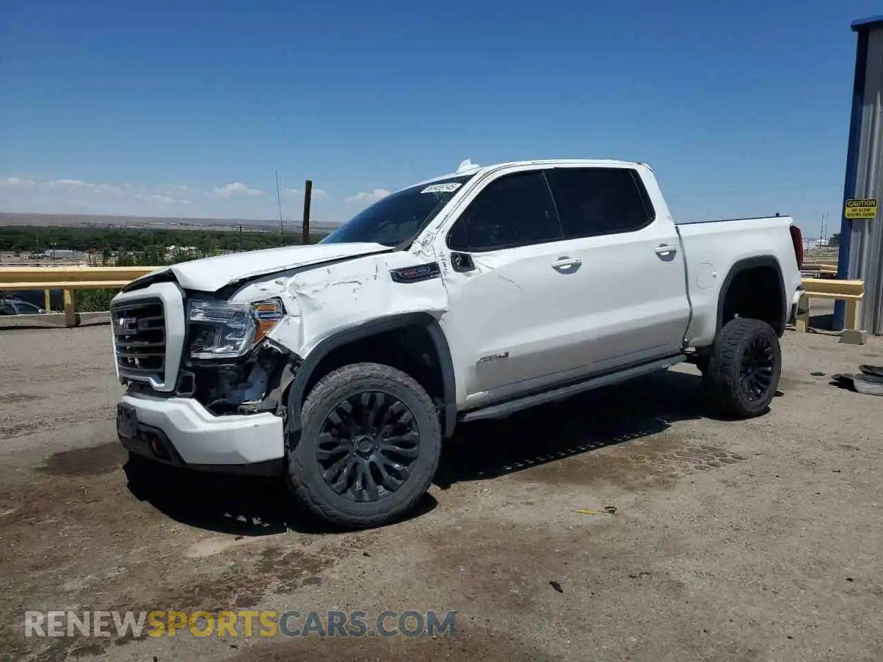 1 Photograph of a damaged car 3GTP9EEL8MG250821 GMC SIERRA 2021