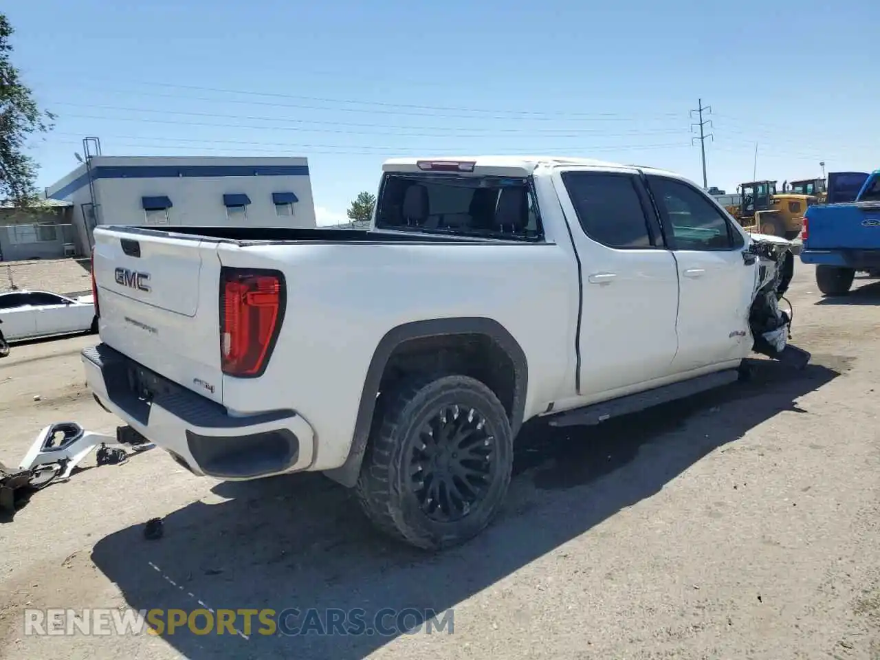 3 Photograph of a damaged car 3GTP9EEL8MG250821 GMC SIERRA 2021