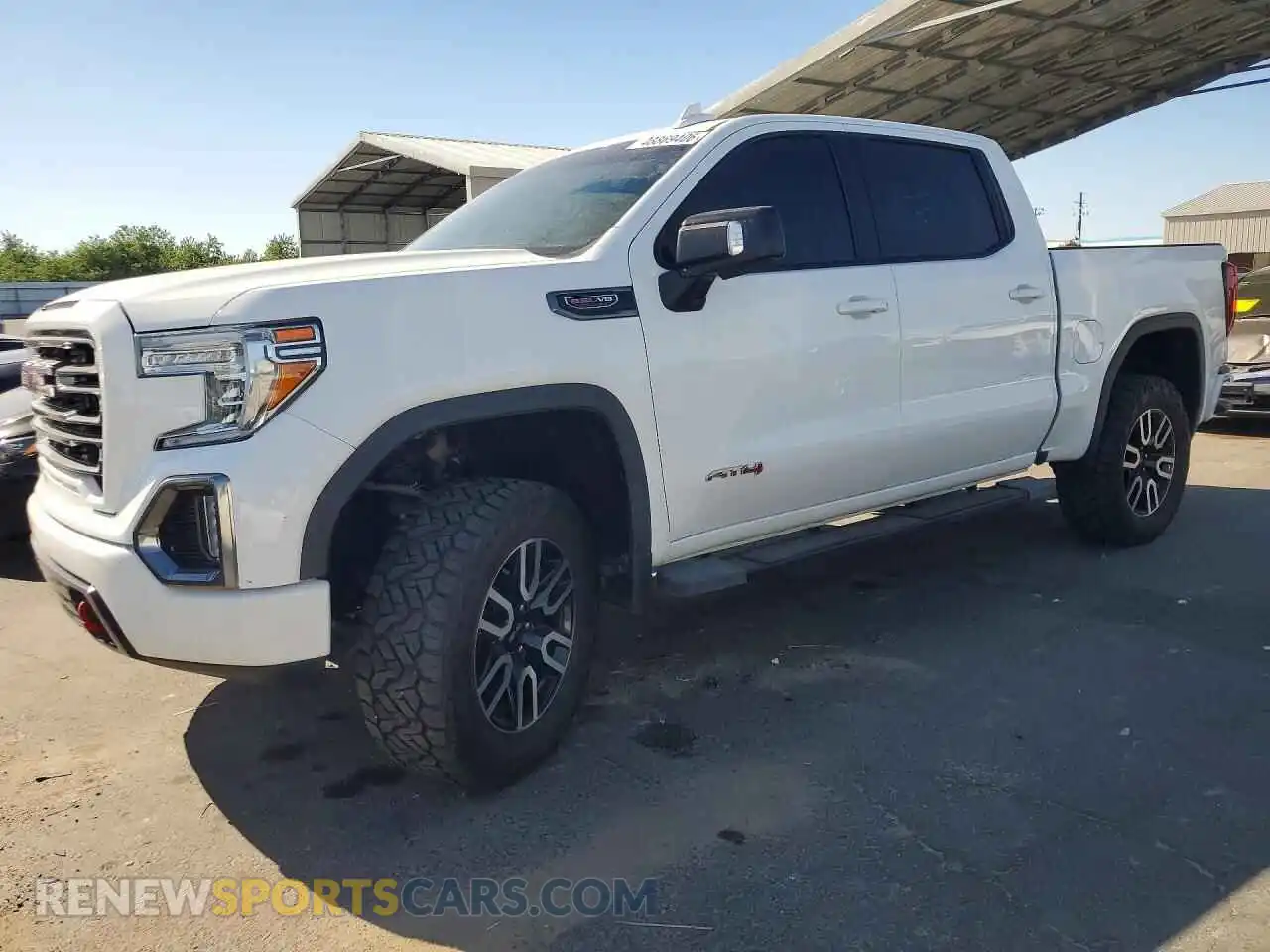 1 Photograph of a damaged car 3GTP9EEL8MG419123 GMC SIERRA 2021