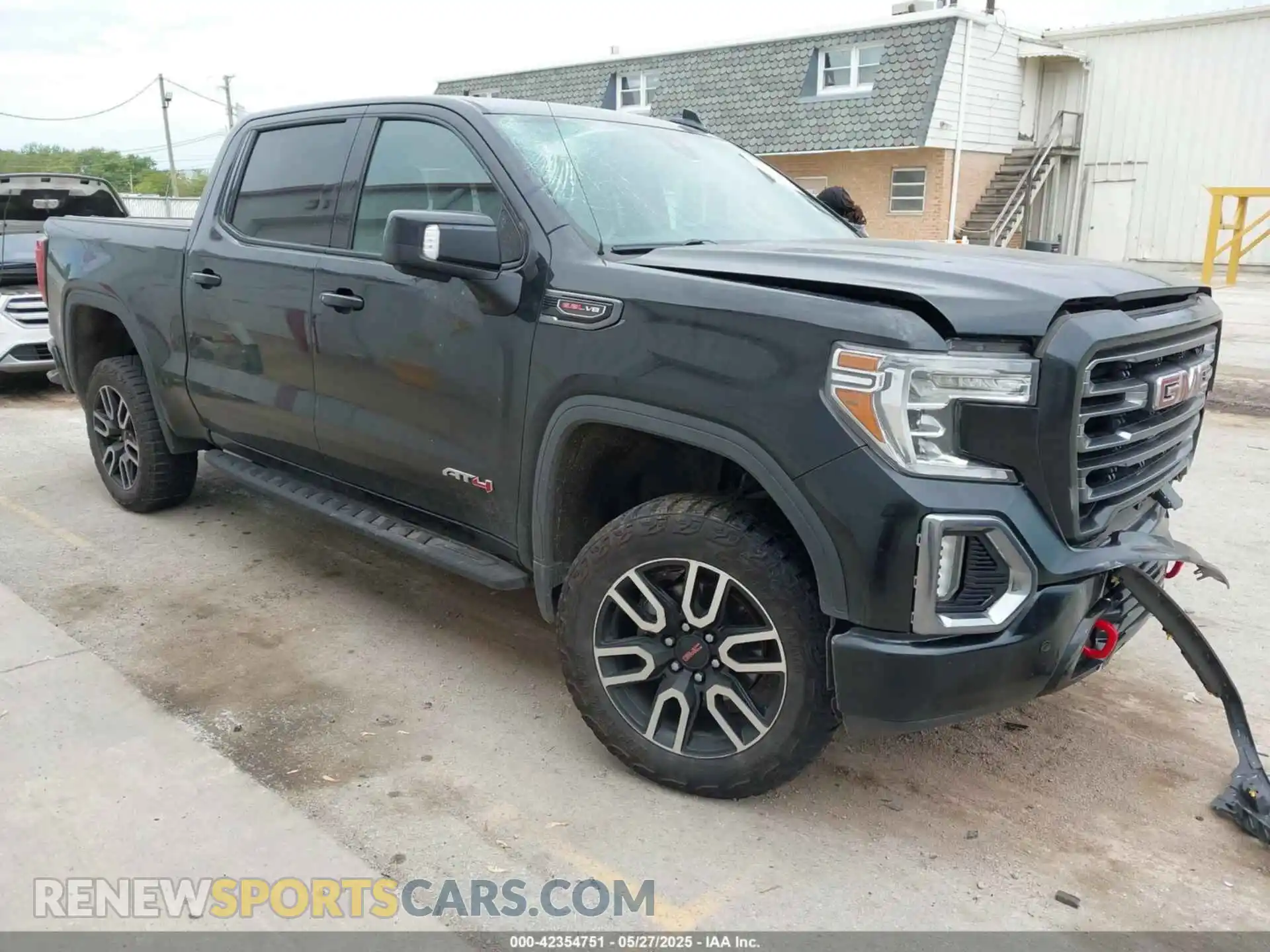 1 Photograph of a damaged car 3GTP9EEL9MG255509 GMC SIERRA 2021