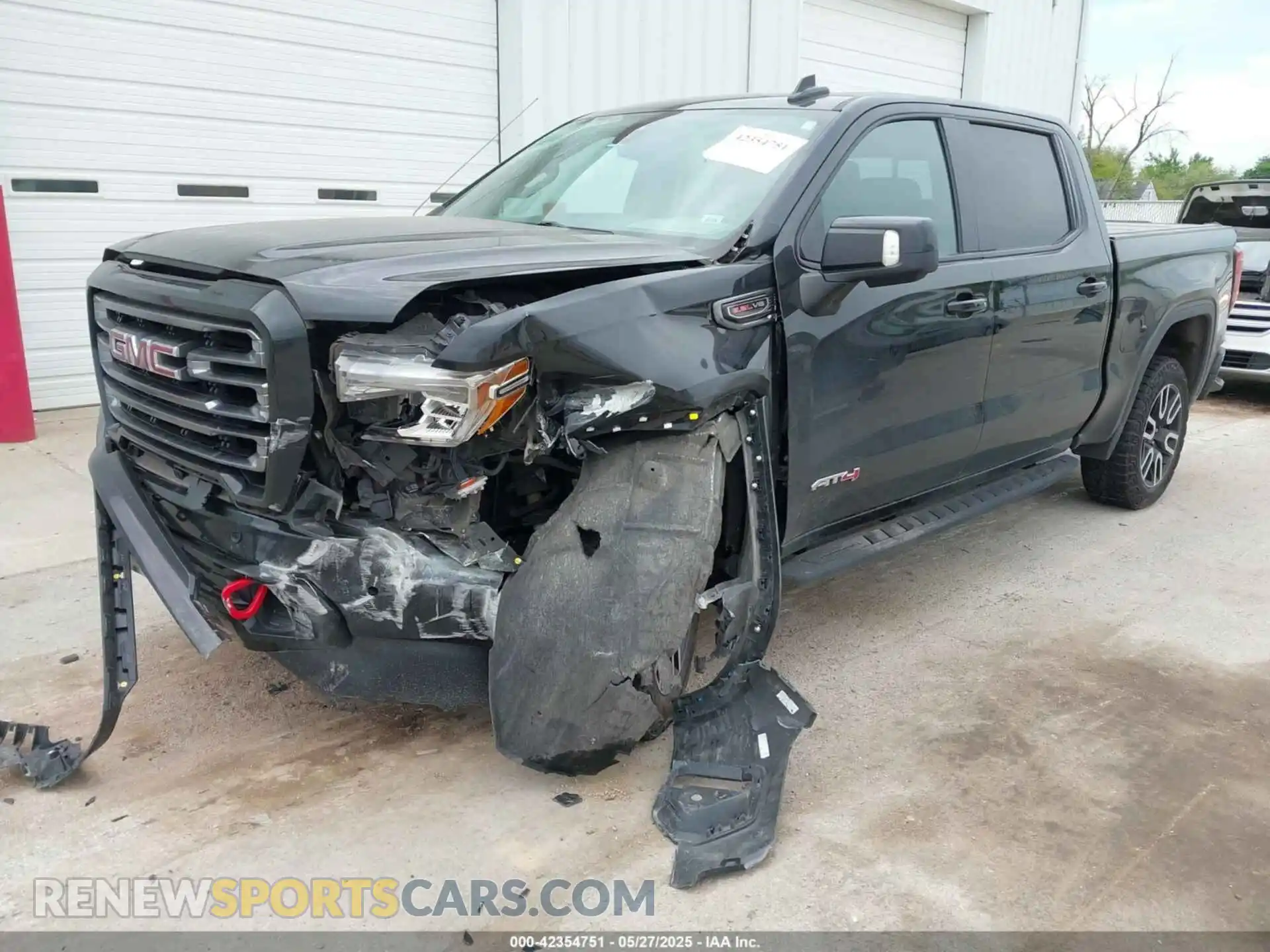 2 Photograph of a damaged car 3GTP9EEL9MG255509 GMC SIERRA 2021