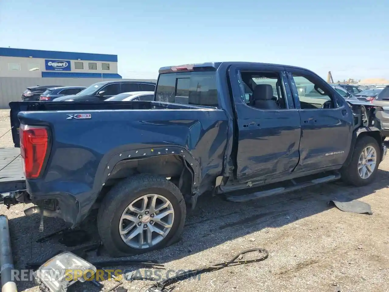 3 Photograph of a damaged car 3GTU9BED1MG264229 GMC SIERRA 2021