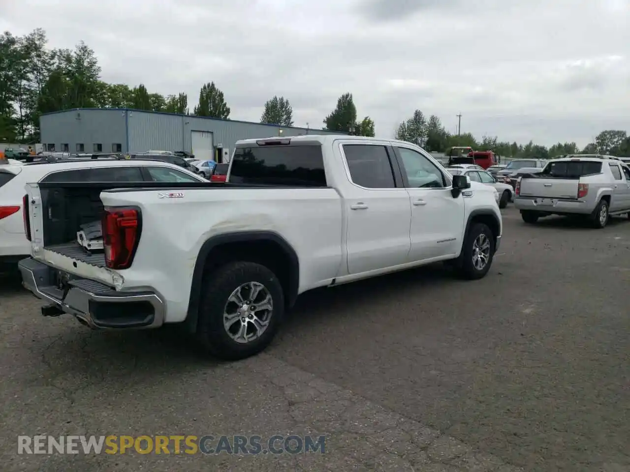 3 fotografías del automóvil dañado 3GTU9BED1MG288613 GMC SIERRA 2021