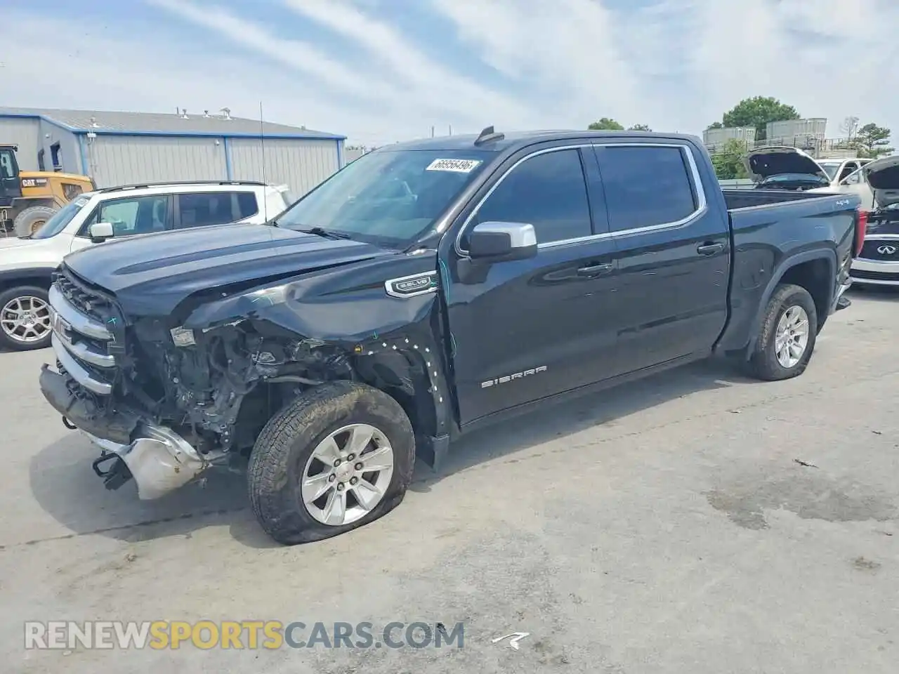 1 fotografías del automóvil dañado 3GTU9BED8MG201290 GMC SIERRA 2021