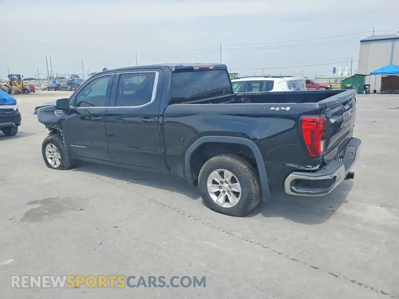 2 fotografías del automóvil dañado 3GTU9BED8MG201290 GMC SIERRA 2021