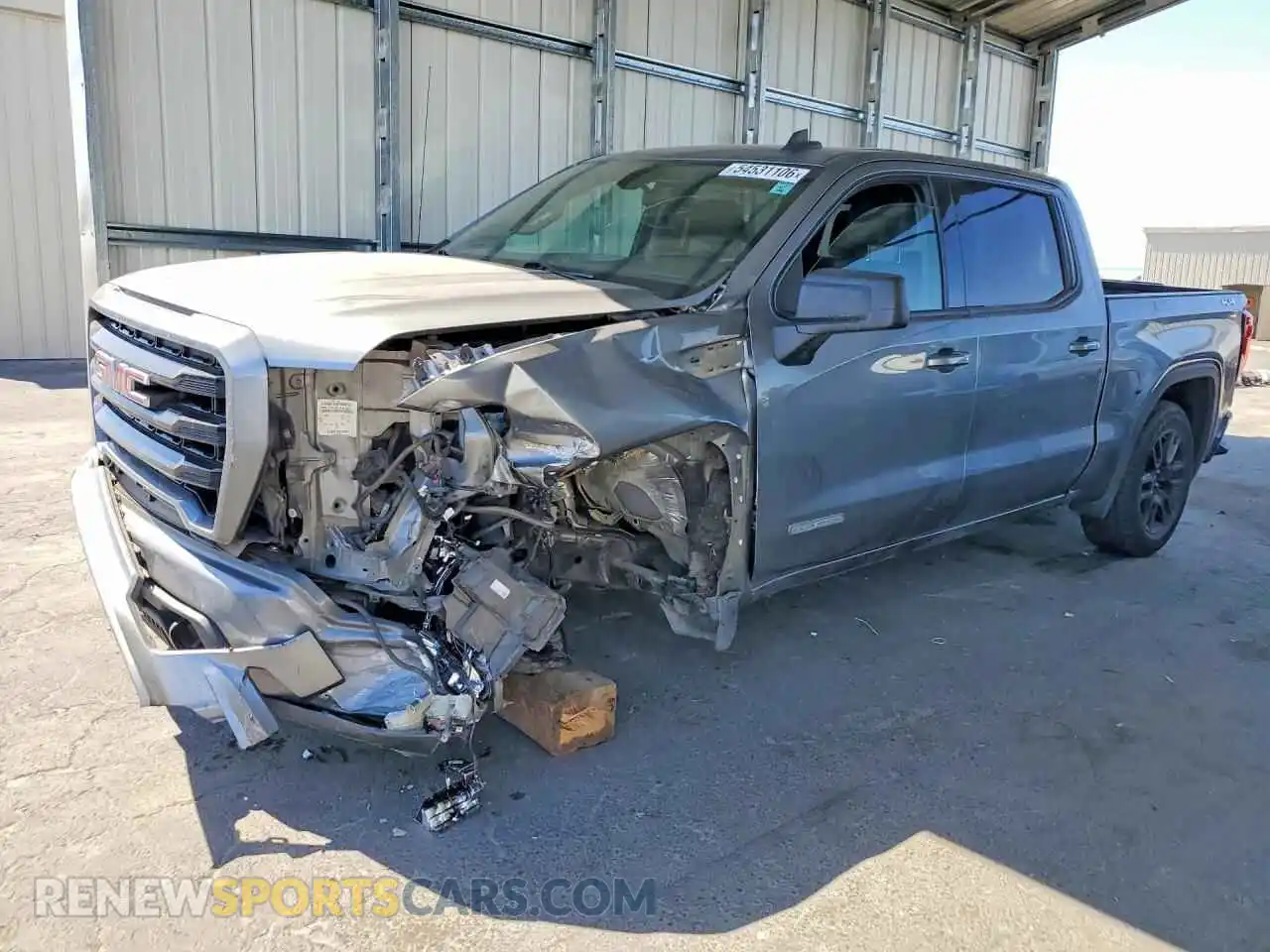 1 Фотография поврежденного автомобиля 3GTU9CED0MG316794 GMC SIERRA 2021