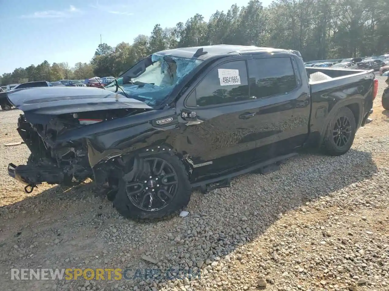 1 Photograph of a damaged car 3GTU9CED2MG202022 GMC SIERRA 2021