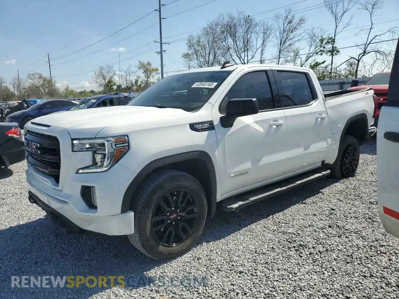 1 Photograph of a damaged car 3GTU9CED2MG481021 GMC SIERRA 2021
