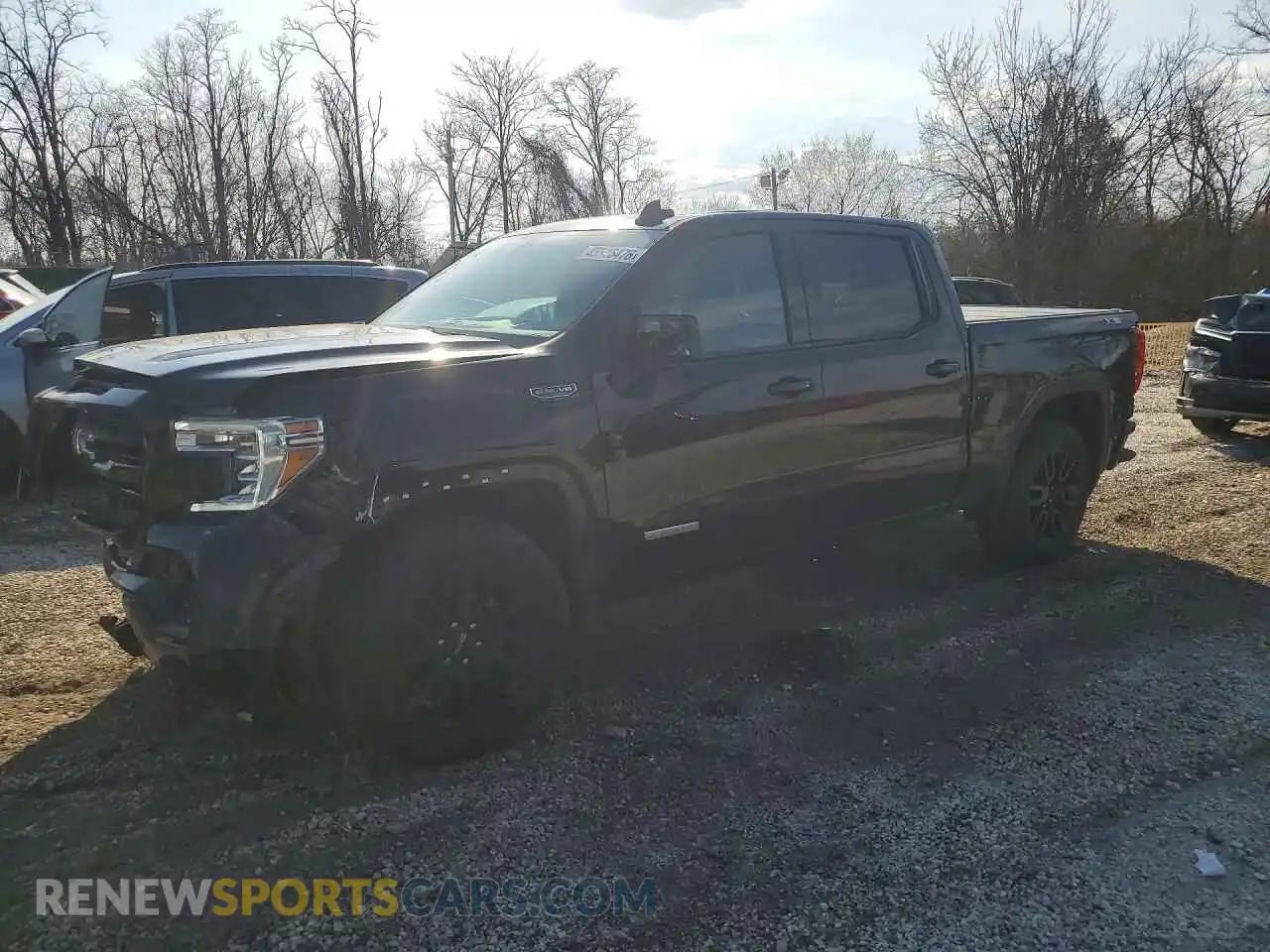 1 Photograph of a damaged car 3GTU9CED3MG252377 GMC SIERRA 2021