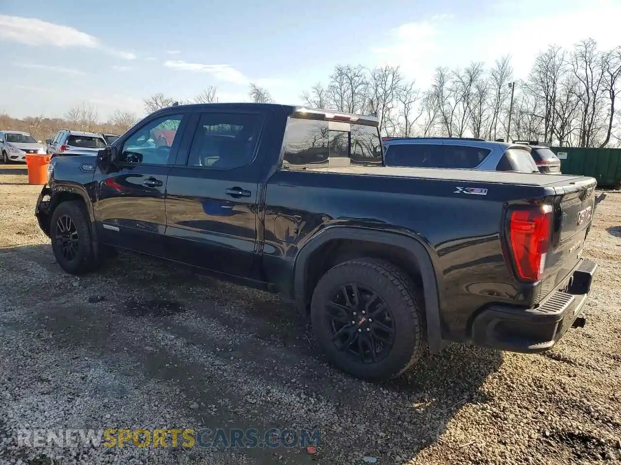 2 Photograph of a damaged car 3GTU9CED3MG252377 GMC SIERRA 2021