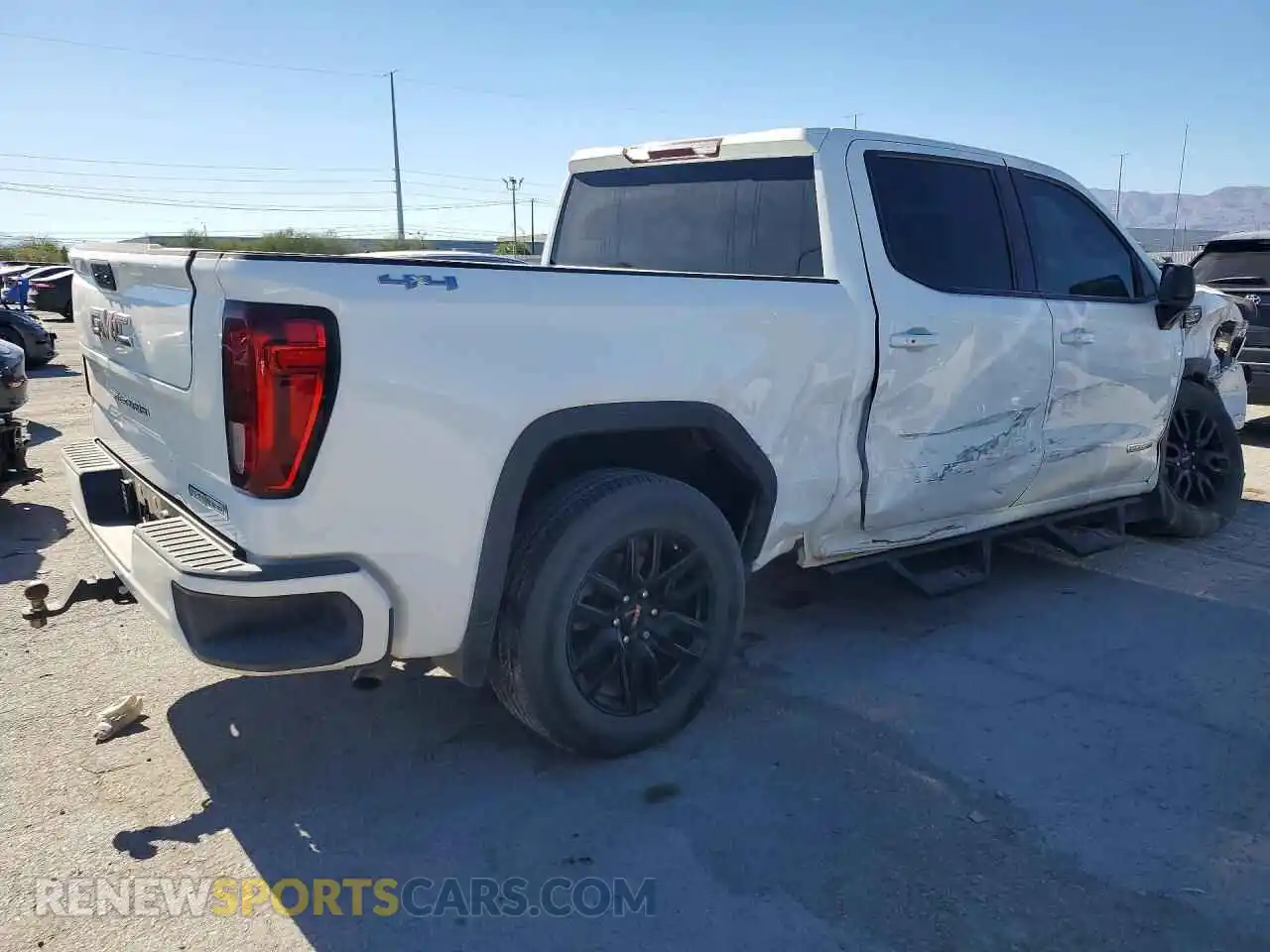 3 fotografías del automóvil dañado 3GTU9CED5MG434386 GMC SIERRA 2021