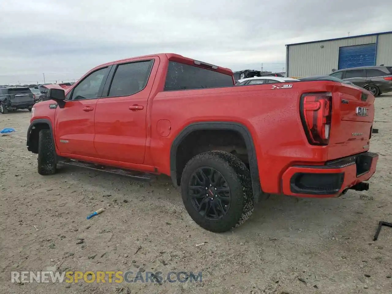 2 Photograph of a damaged car 3GTU9CED9MG477287 GMC SIERRA 2021