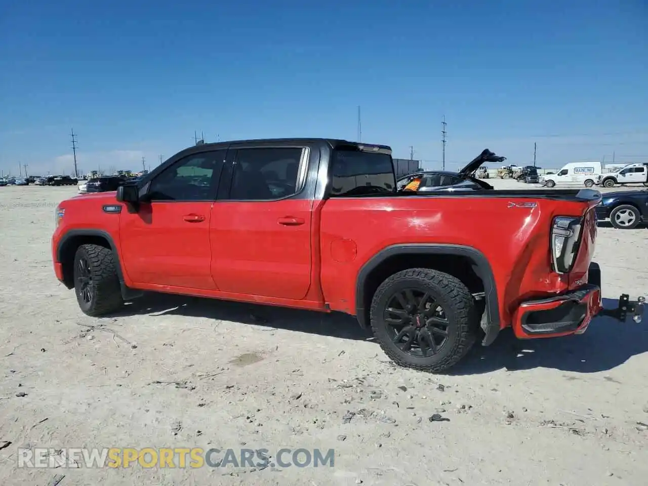 2 Photograph of a damaged car 3GTU9CET2MG125854 GMC SIERRA 2021