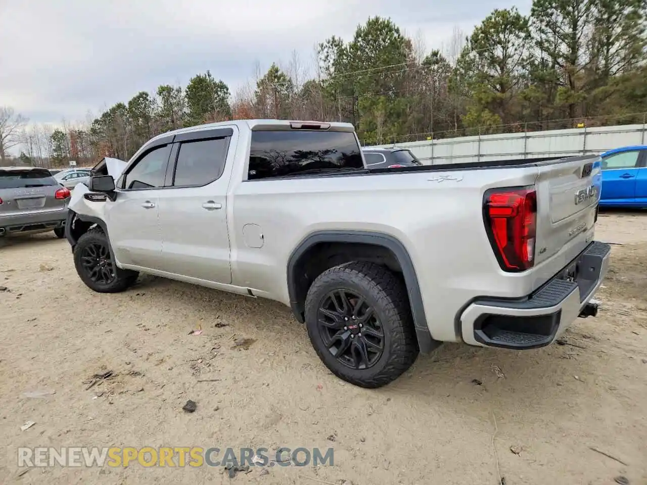 2 Photograph of a damaged car 3GTU9CET2MG436202 GMC SIERRA 2021