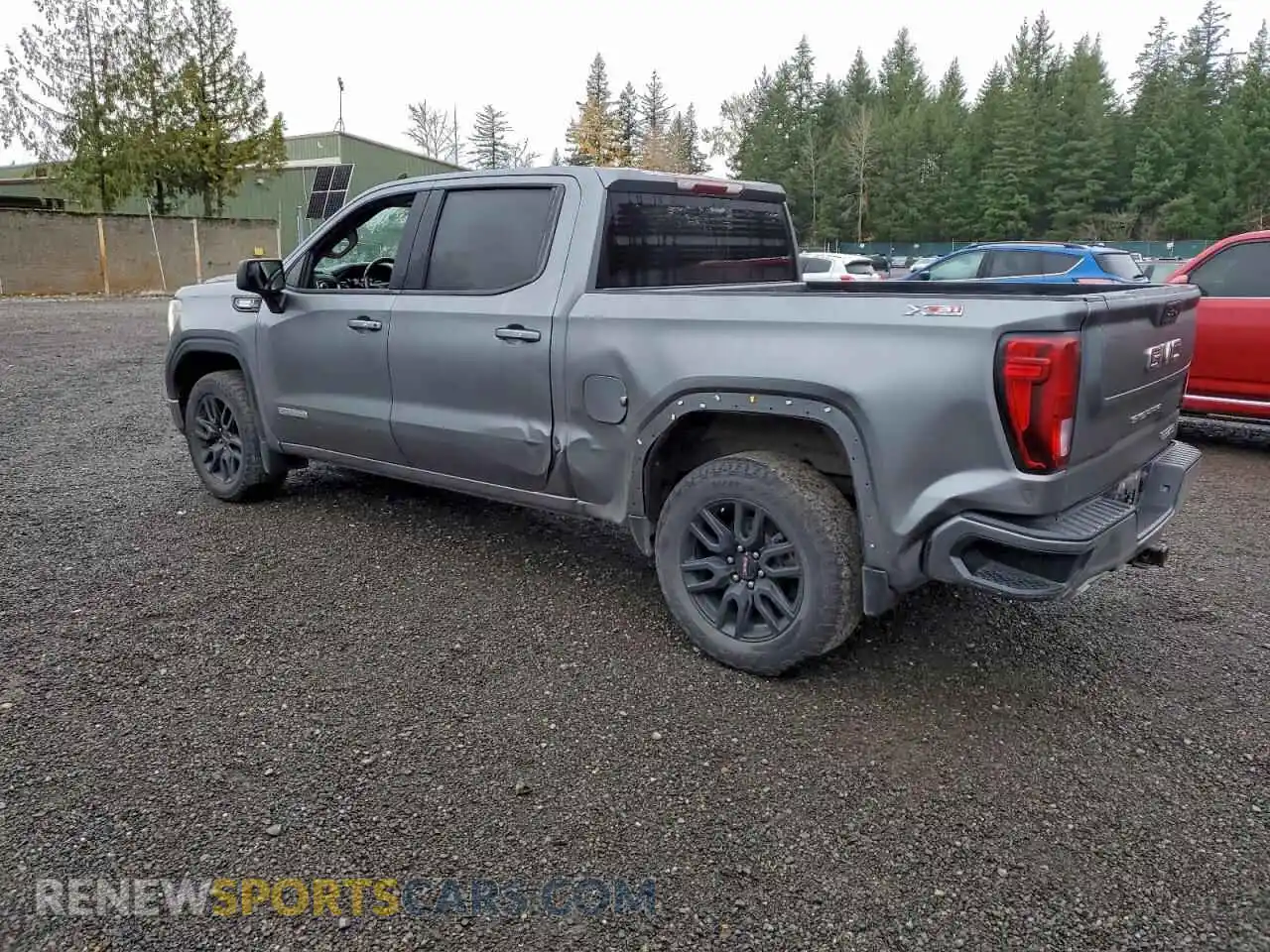 2 Photograph of a damaged car 3GTU9CET3MG436452 GMC SIERRA 2021