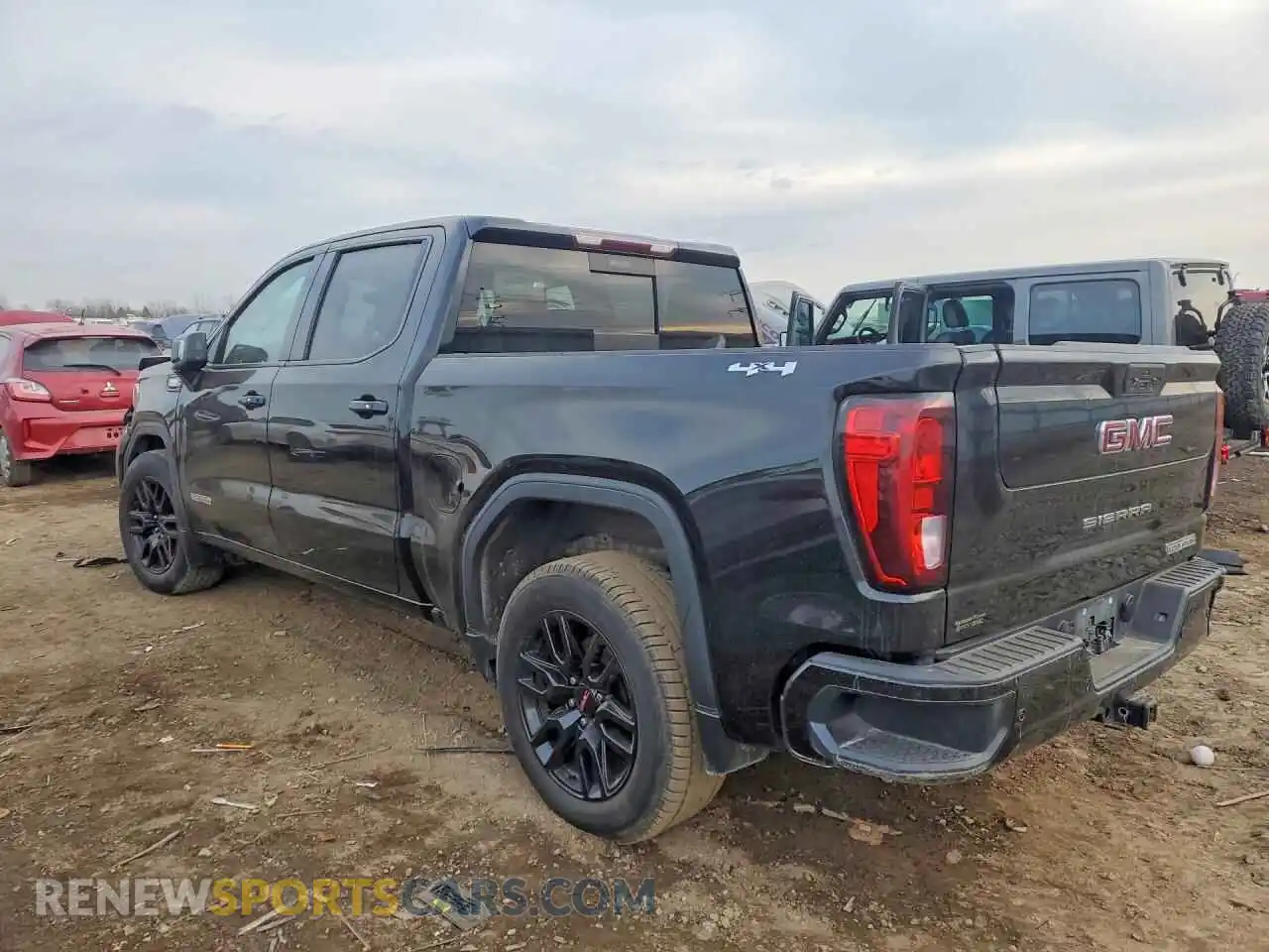 2 fotografías del automóvil dañado 3GTU9CET4MG272080 GMC SIERRA 2021