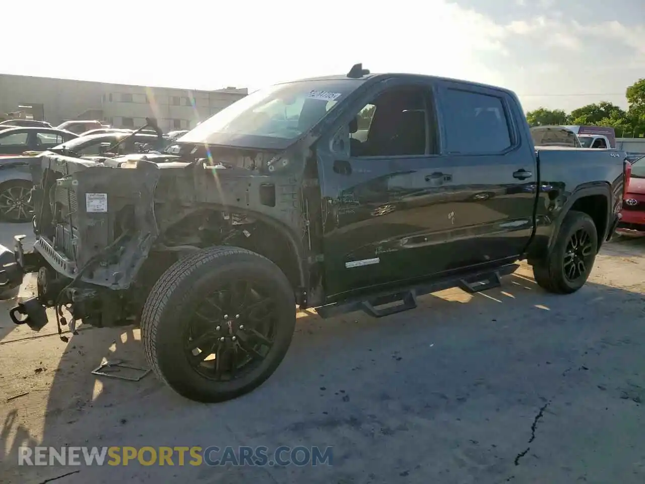 1 Photograph of a damaged car 3GTU9CET6MG439894 GMC SIERRA 2021