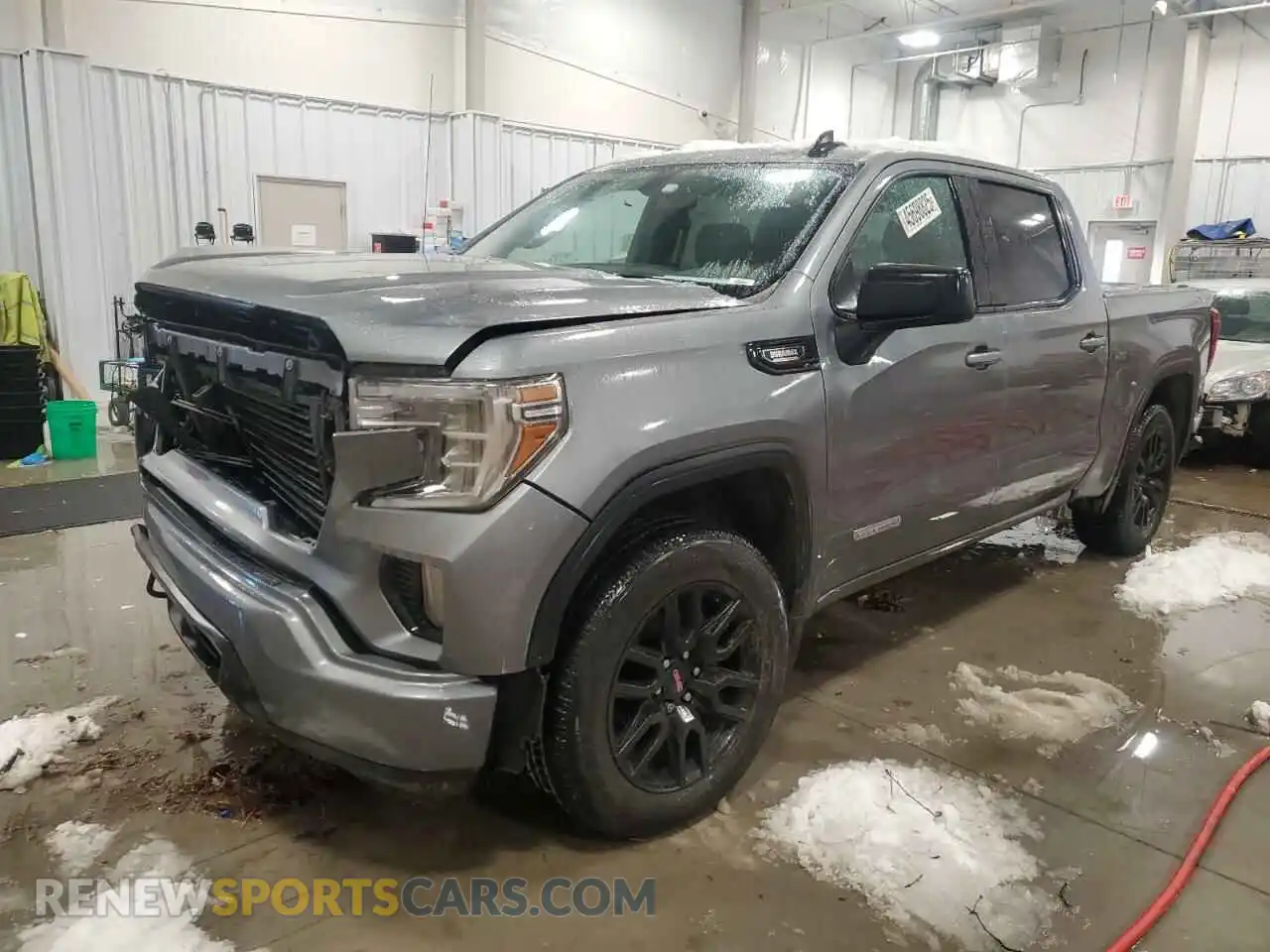 1 Photograph of a damaged car 3GTU9CET8MG164643 GMC SIERRA 2021