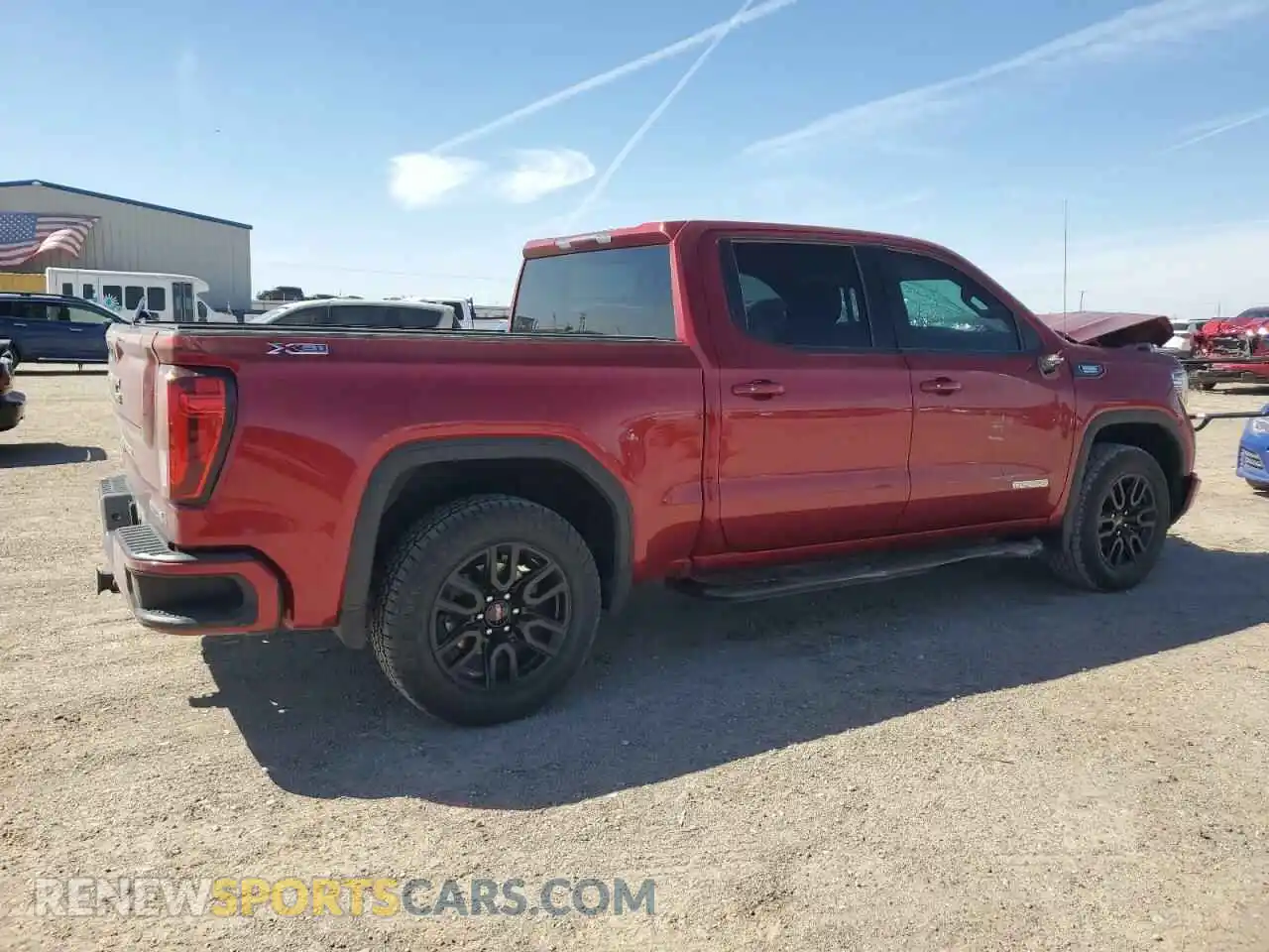 3 Photograph of a damaged car 3GTU9CET9MG345332 GMC SIERRA 2021