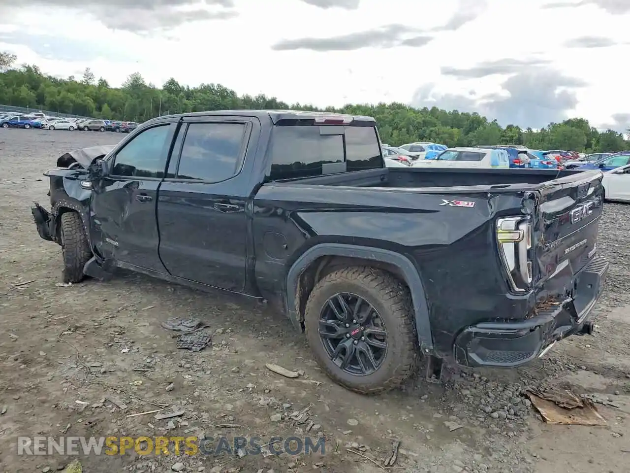 2 Photograph of a damaged car 3GTU9CETXMG237298 GMC SIERRA 2021