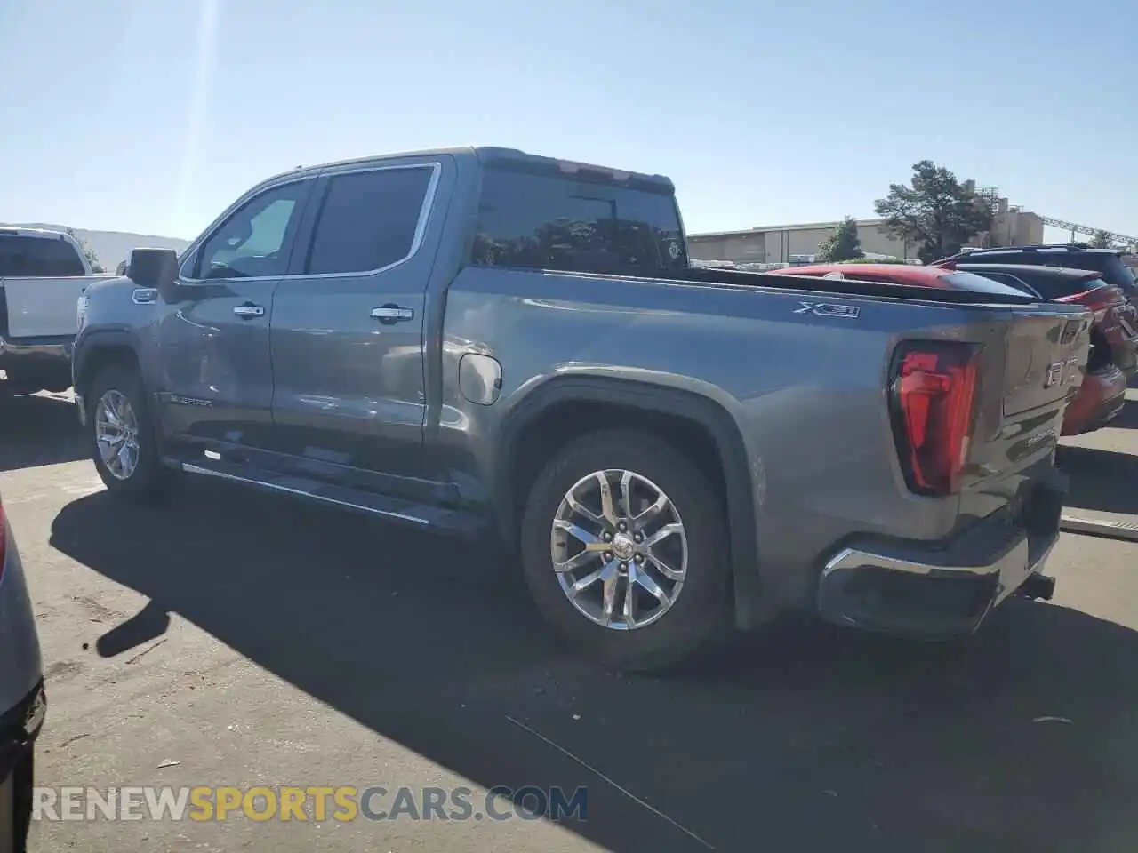 2 Photograph of a damaged car 3GTU9DED1MG160271 GMC SIERRA 2021