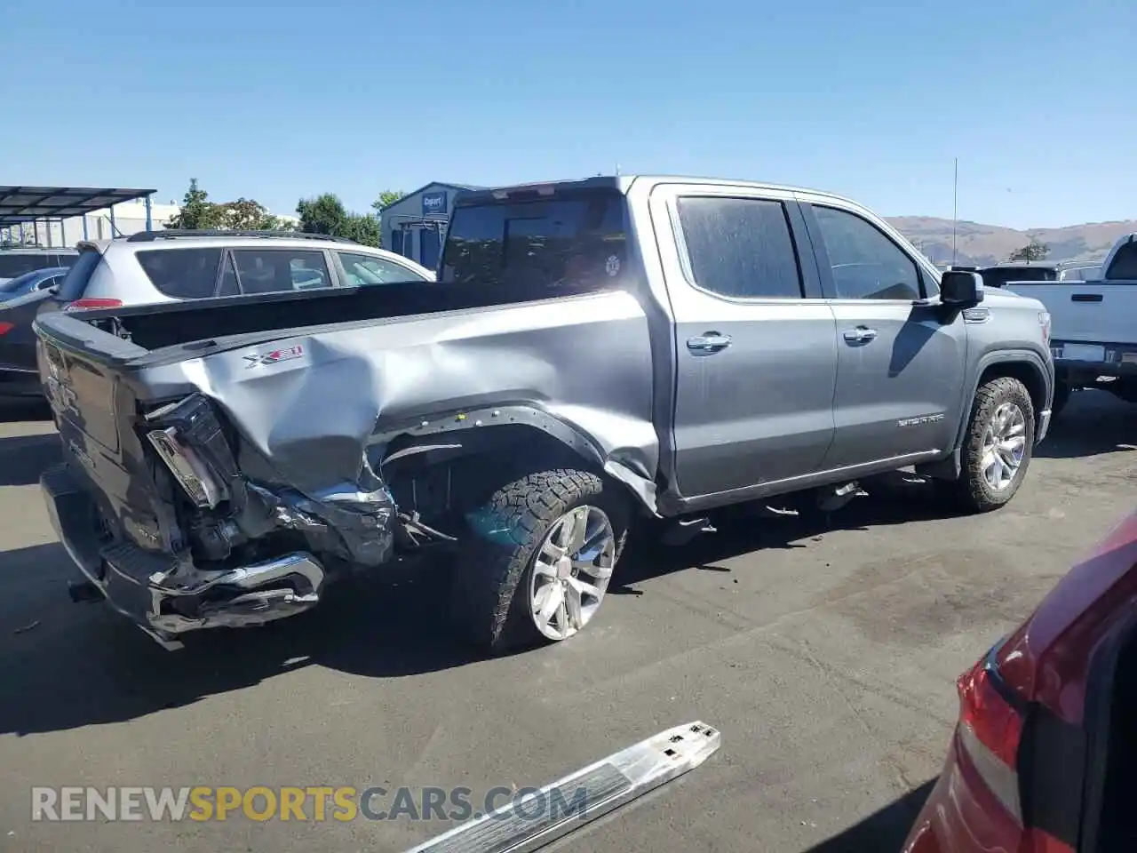 3 Photograph of a damaged car 3GTU9DED1MG160271 GMC SIERRA 2021