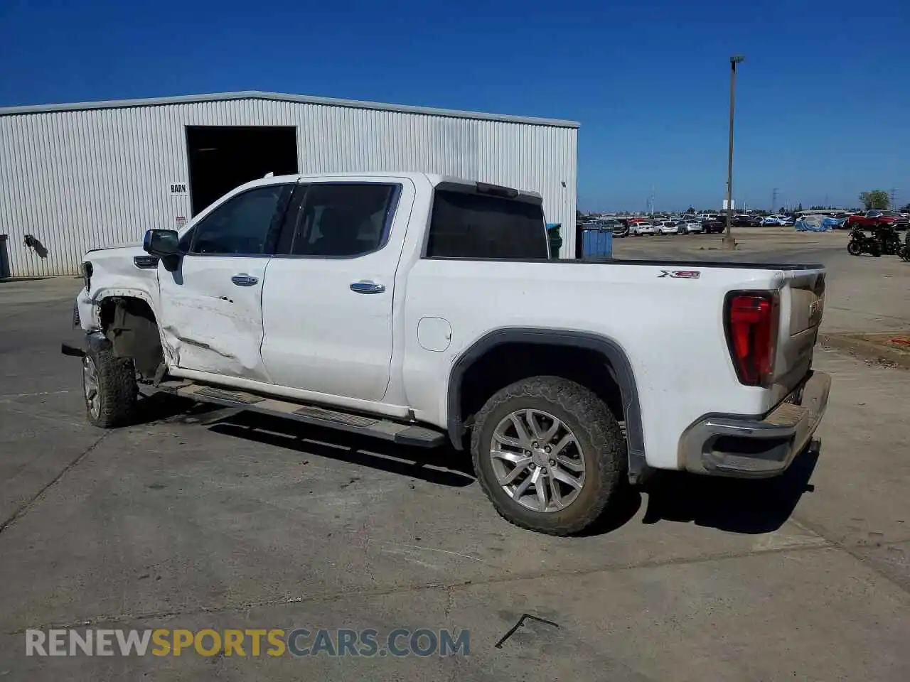 2 Photograph of a damaged car 3GTU9DED1MG449957 GMC SIERRA 2021