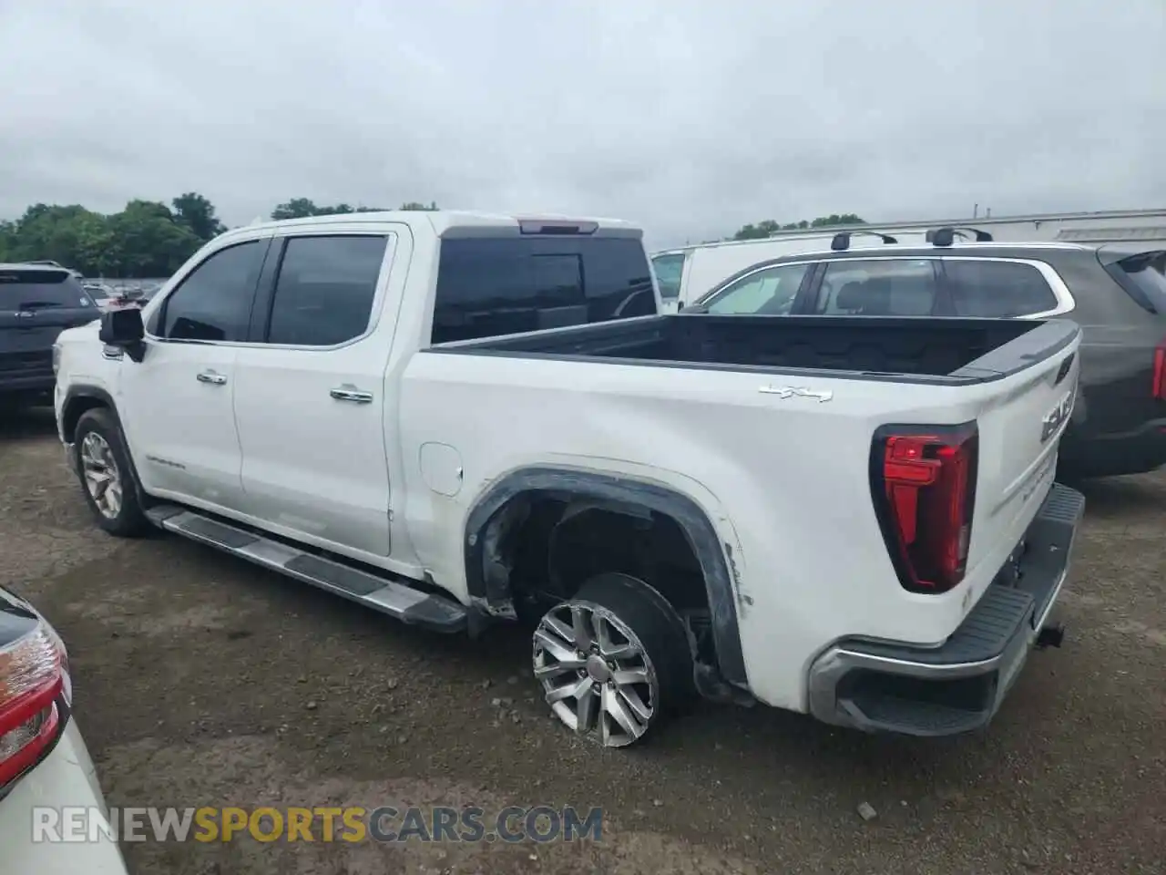 2 Photograph of a damaged car 3GTU9DED2MG406213 GMC SIERRA 2021