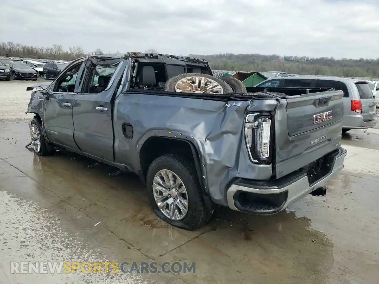 2 Photograph of a damaged car 3GTU9DED3MG483415 GMC SIERRA 2021