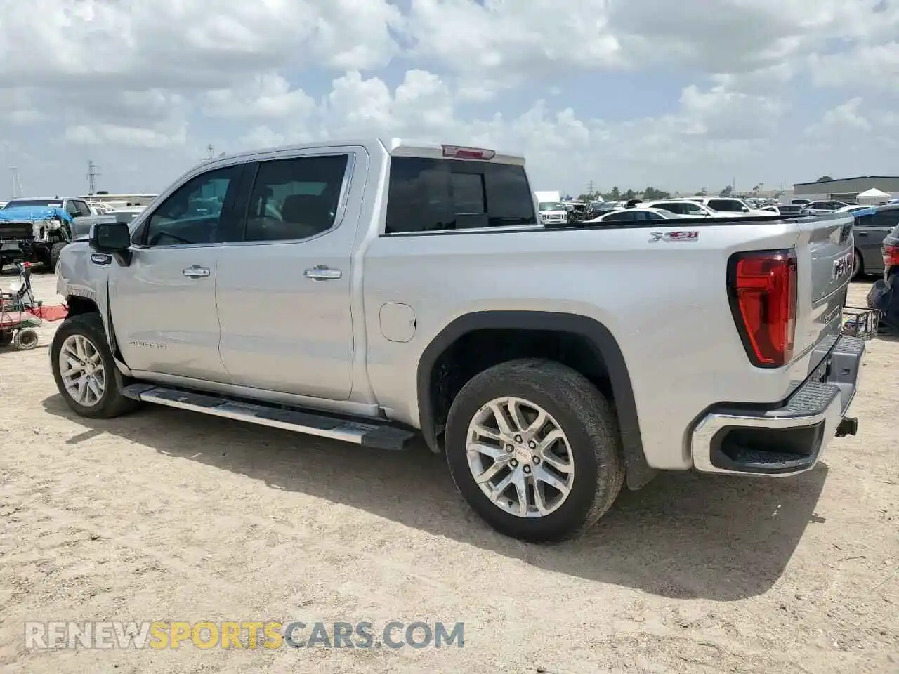 2 Photograph of a damaged car 3GTU9DED4MG201833 GMC SIERRA 2021