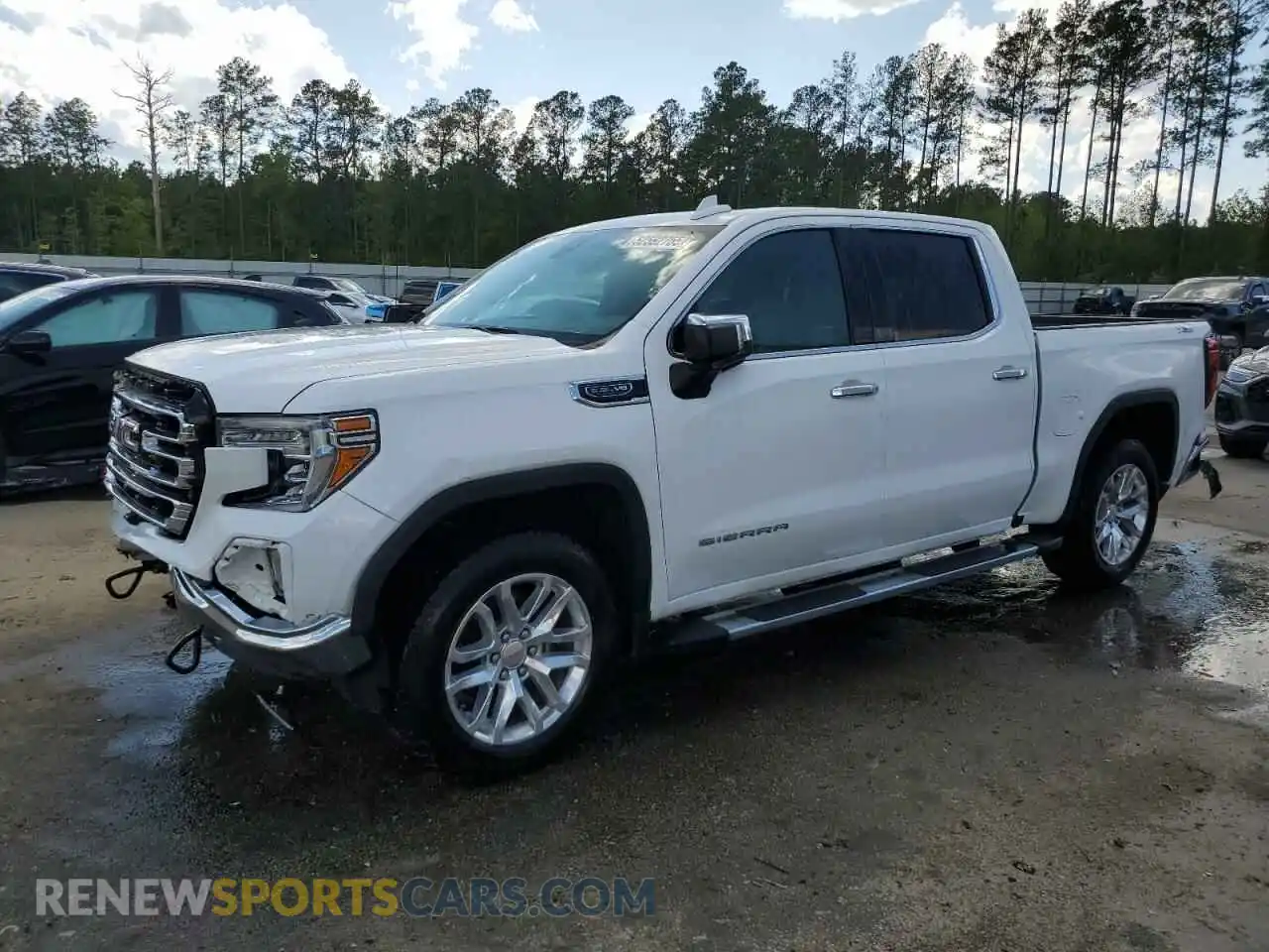 1 Photograph of a damaged car 3GTU9DED4MG235979 GMC SIERRA 2021
