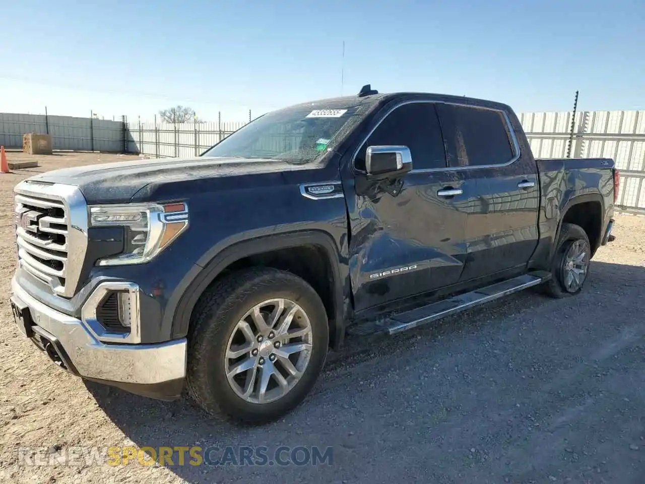 1 Photograph of a damaged car 3GTU9DED5MG124860 GMC SIERRA 2021