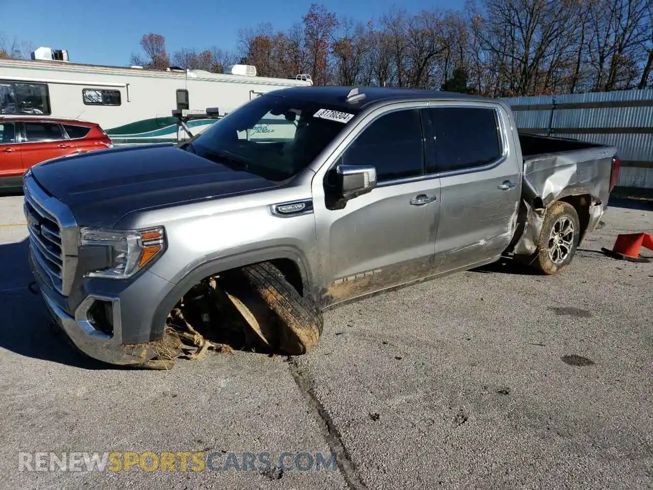 1 Photograph of a damaged car 3GTU9DED7MG359633 GMC SIERRA 2021
