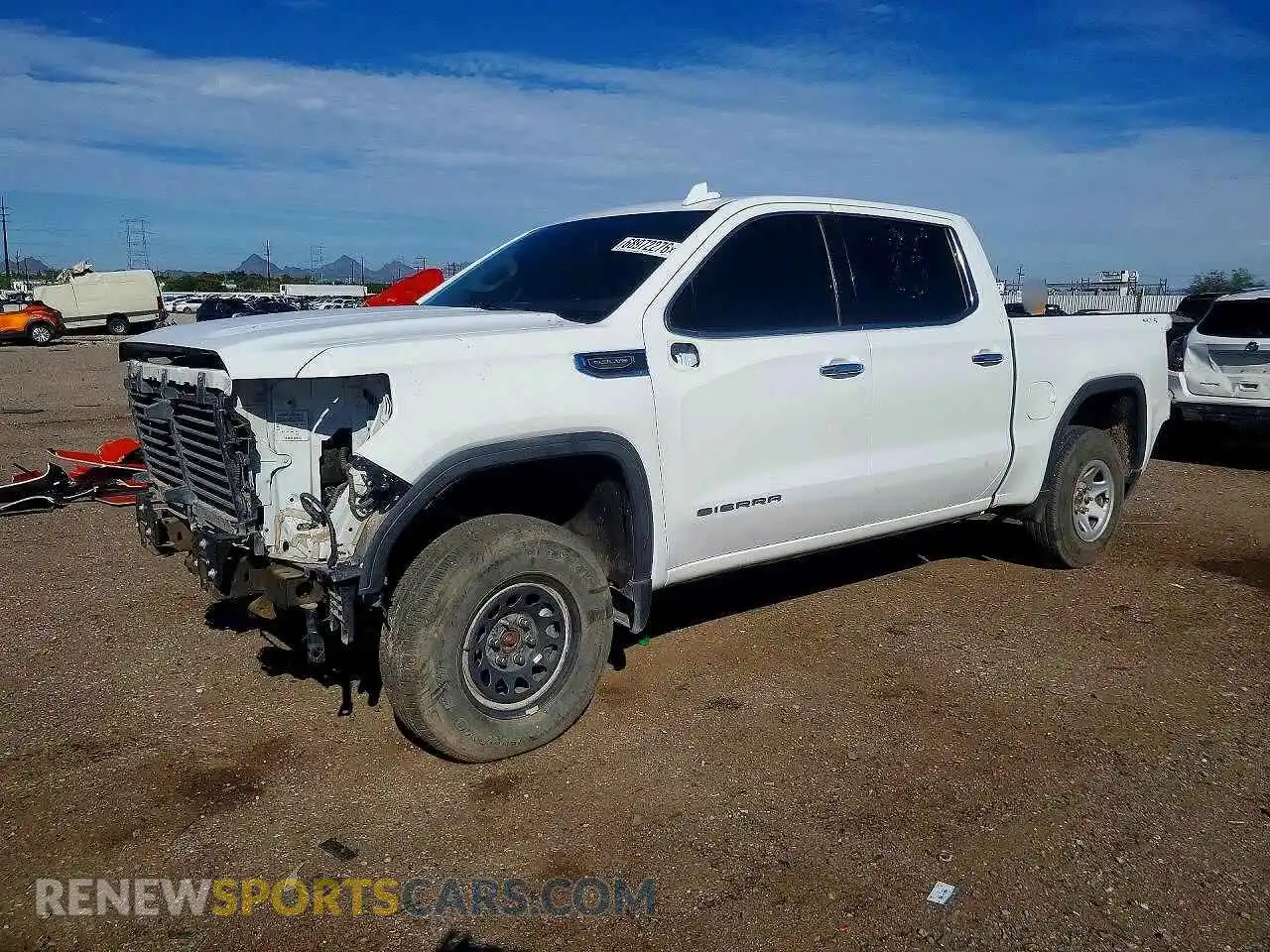 1 Фотография поврежденного автомобиля 3GTU9DED8MG264367 GMC SIERRA 2021