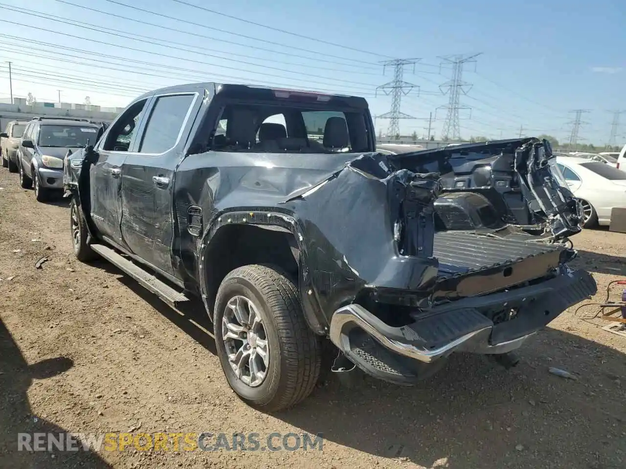 2 Photograph of a damaged car 3GTU9DED8MG435117 GMC SIERRA 2021